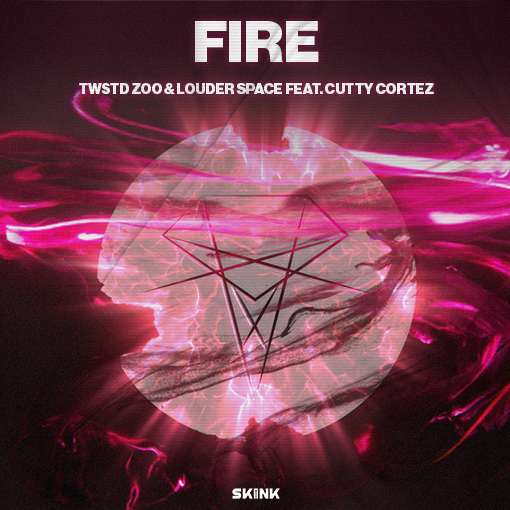TWSTD ZOO, Louder Space feat. Cutty Cortez - Fire artwork