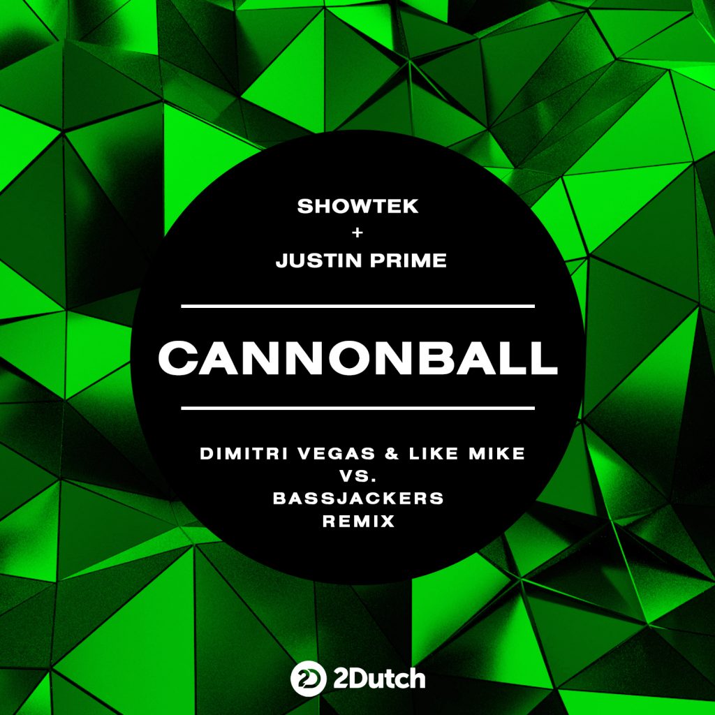 Showtek, Justin Prime - Cannonball (Dimitri Vegas & Like Mike vs. Bassjackers Remix) artwork